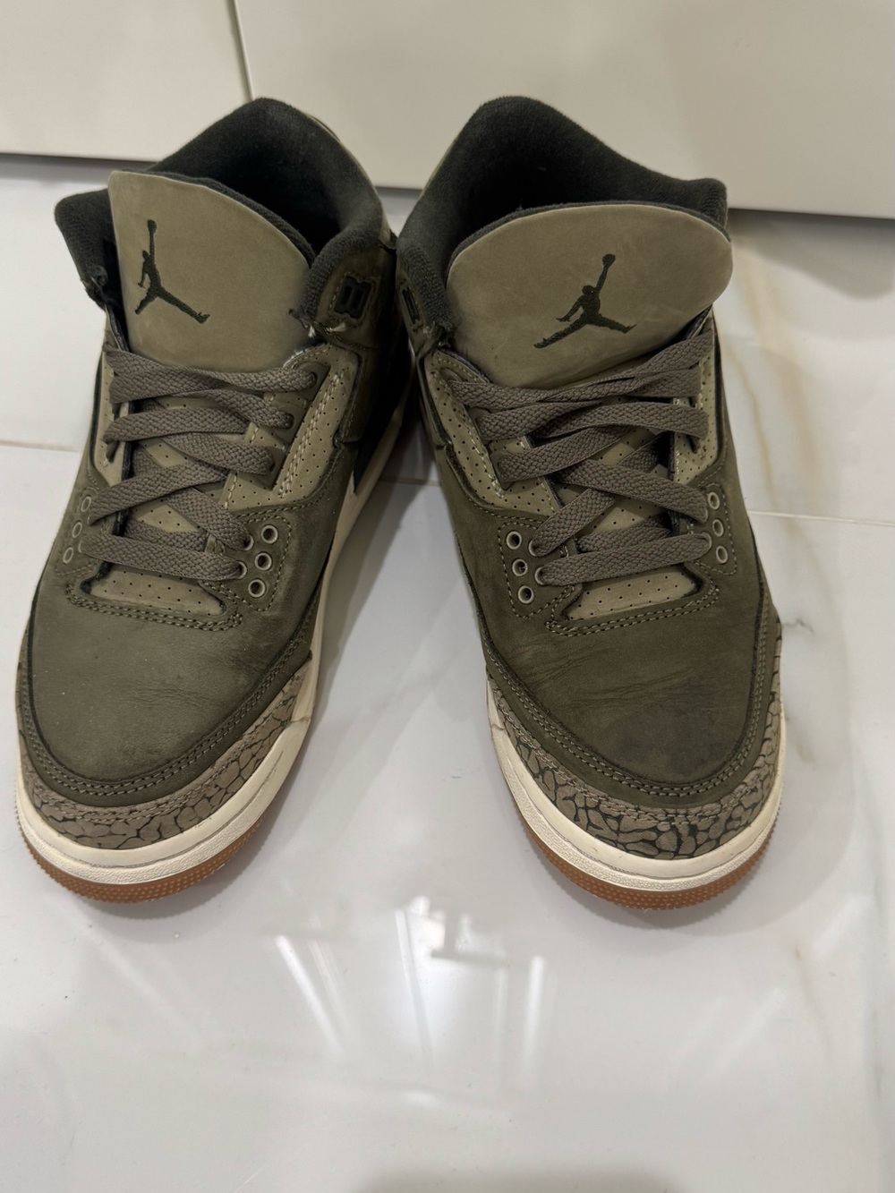 Jordan Men’s Low-Top Sneakers in Olive